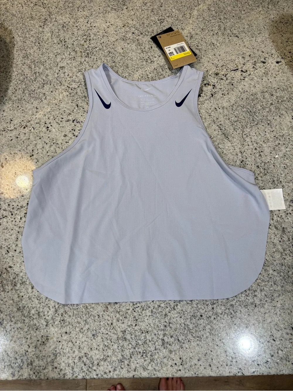 Nike AeroSwift Dri-FIT ADV Women’s Size Small Cropped Running Tank | FN2713-057